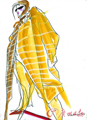 时装插画 归去来兮