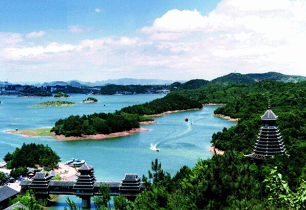 贵州红枫湖美景