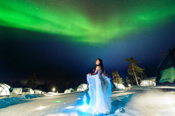 芬兰极光行摄之旅:欧若拉的裙摆
