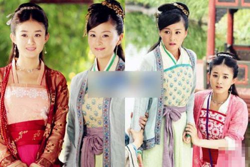 同剧女星身材样貌天壤之别:郑爽白冰刘涛林心如袁姗姗