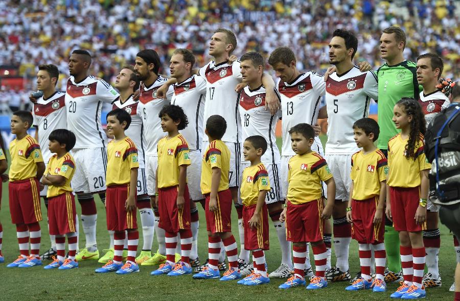 (世界杯)(2)足球--小组赛G组:德国队对阵加纳队