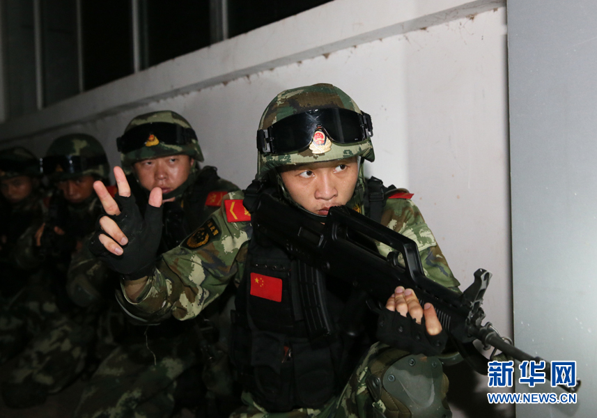 武警反恐维稳系列报道:广西总队特勤中队代理