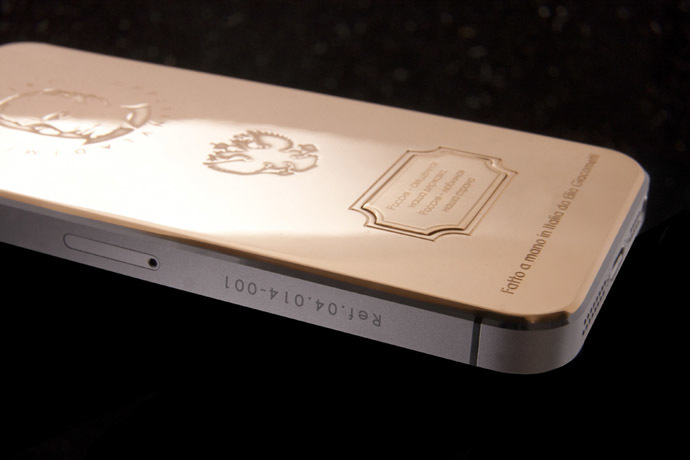 意大利奢侈品牌推出普京版黄金iPhone5S(组图