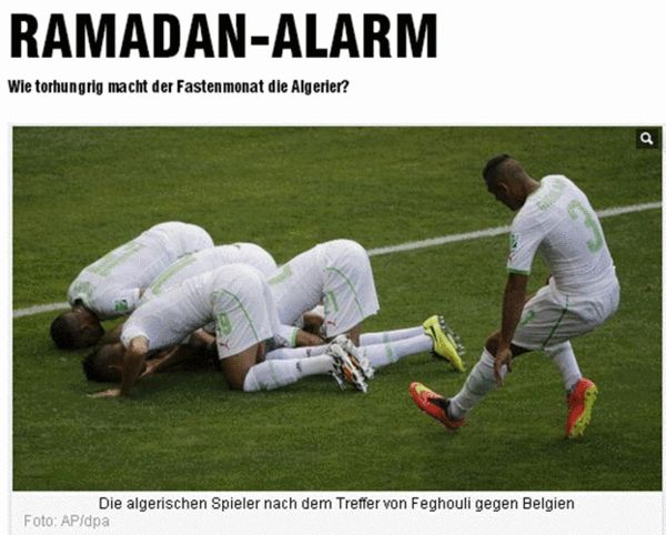 阿尔及利亚球员或将因斋月战斗力大减