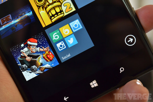 WP8新建文件夹将改善(图片引自TheVerge)