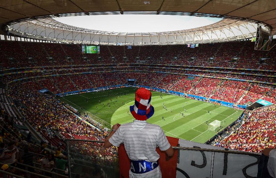 (世界杯)(6)足球--色彩斑斓的观众席(图)