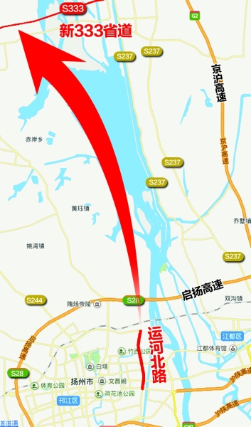 运河路将北延至新333省道(图)