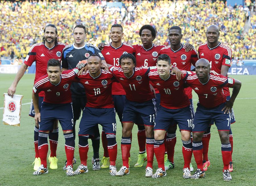 (世界杯)足球--哥伦比亚队首发阵容(图)