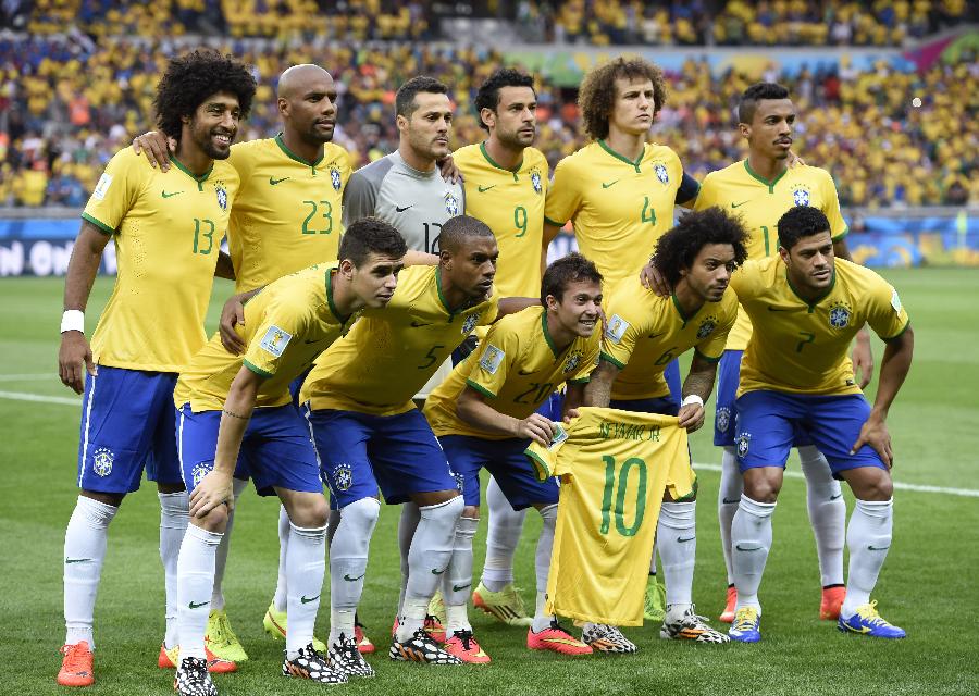 (世界杯)(2)足球--半决赛:巴西队首发阵容(图)