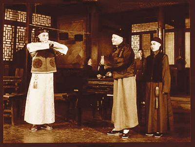 北京人艺1958年版《茶馆》。 （资料图）