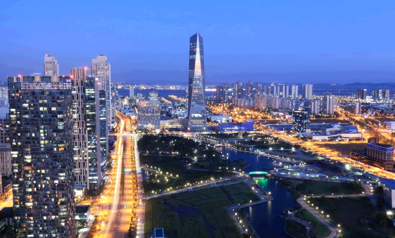 高清:韩国最高大楼仁川竣工 高305米历时8年耗资5000亿(组图)-搜狐