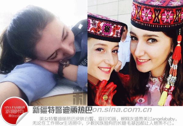 这位塔吉克族姑娘眉目明丽,皮肤白皙,英姿飒爽又不乏妩媚甜美