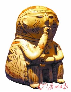 1200年~1450年的大卡萨斯人形罐子。