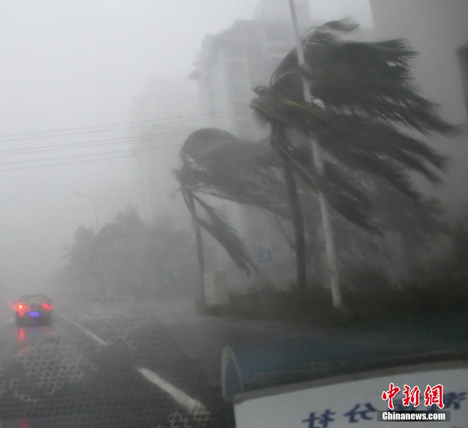 超强台风威马逊重创海南广东(高清组图)