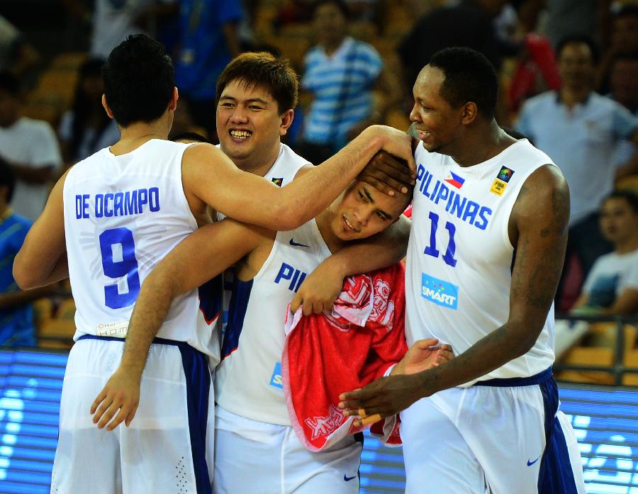 (体育)(8)篮球--男篮亚洲杯:菲律宾队获季军(图)