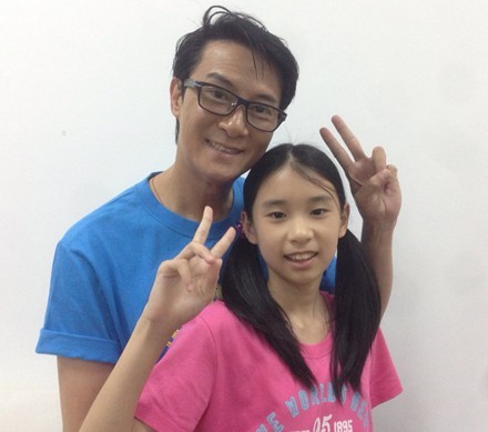 刘锡明和女儿
