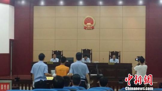 公开宣判现场 陈娅君 摄