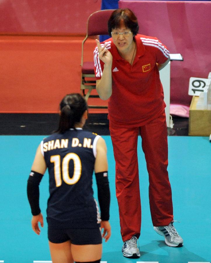 (体育)(7)排球――世界女排大奖赛香港站:中国胜泰国