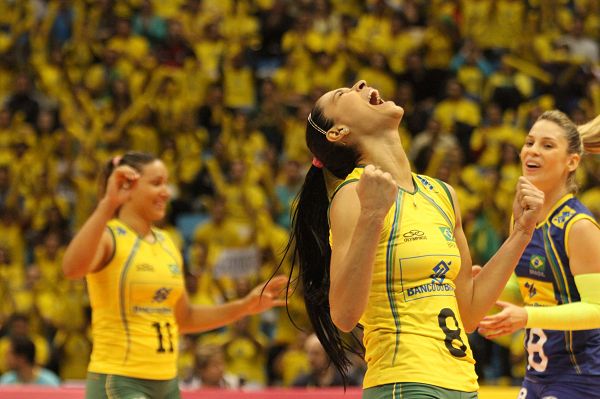 北京时间8月10日消息,今天2014世界女排大奖赛巴西站结束争夺,巴西3
