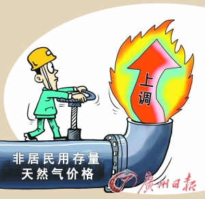 上涨之后广东存量气最高门站价2.86元/m3 增量气3.32元/m3