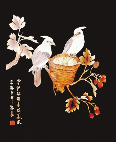 花奖中国十大创意工艺美术大师王华平介绍麦秆画的创作过程普通的麦秆