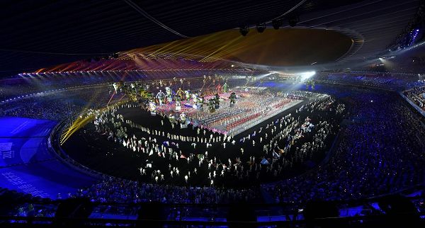 8月28日,第二届夏季青年奥林匹克运动会闭幕式在南京奥林匹克中心