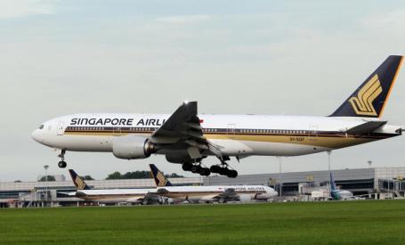 资料图：一架从新西兰奥克兰飞往新加坡的新航客机，起飞前传出巨响临时停飞。