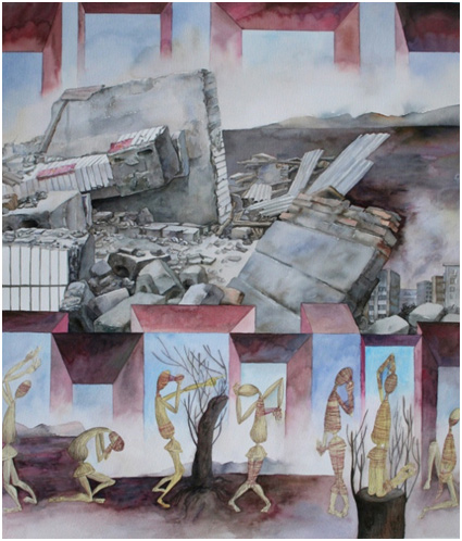 ɫӡֽˮ 2012 56x60cm ɯ