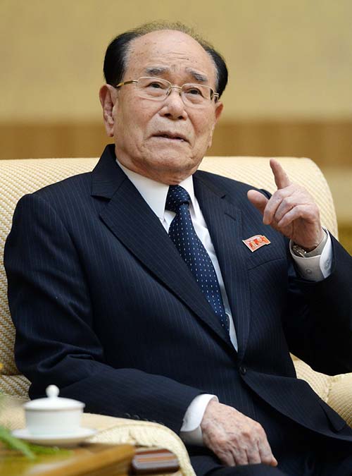 金永南在采访中表示习近平的韩国之行对中朝关系没有影响