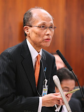 资料图：日本前内阁法制局长官小松一郎。