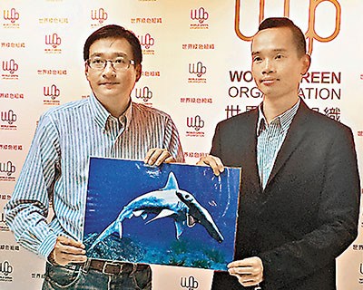 测试发现香港市面出售的鱼翅样本当中，含有受管制品种的鲨鱼，有机会触犯法例。来源 香港《文汇报》
