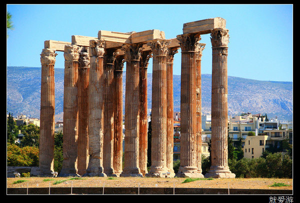科林斯/奥林匹亚宙斯神庙，也建于2世纪，由104根高107米、直径1.7米的...