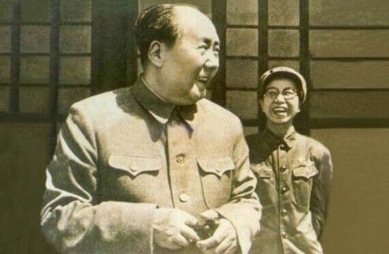 毛泽东与江青。