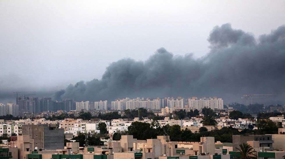 利比亚伊斯兰武装控制区遭不明势力空袭 致1死