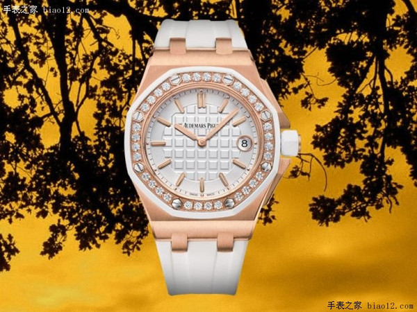 爱彼手表发布最新款皇家橡树离岸型女土石英石腕表