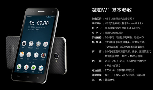 VEB微铂W1