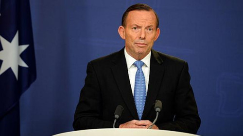 图为澳大利亚总理阿博特。