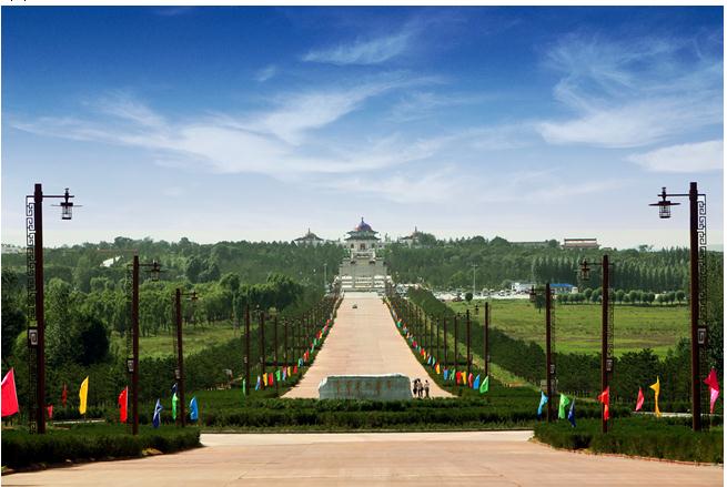 壮丽景色,是全国重点文物保护单位,成吉思汗祭