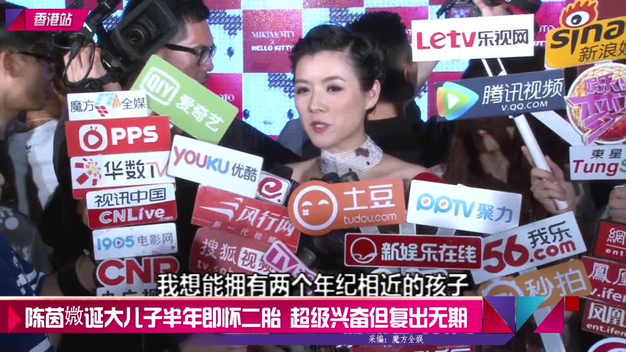 陈茵媺诞大儿子半年即怀二胎超级兴奋但复出无期