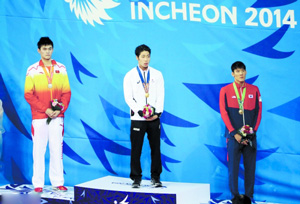“黑马”�c野公介夺得200米自由泳冠军
