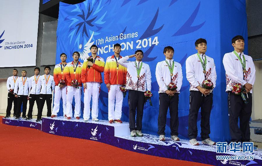 2014仁川亚运会男子4X100米自由泳接力:日本