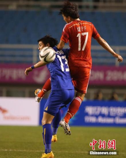仁川亚运会:中国国奥男足0:2不敌泰国无缘八强