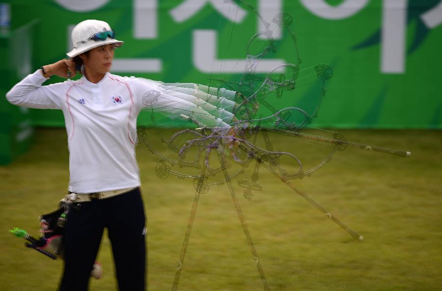 (亚运会)(2)射箭--韩国选手包揽复合弓女子个人