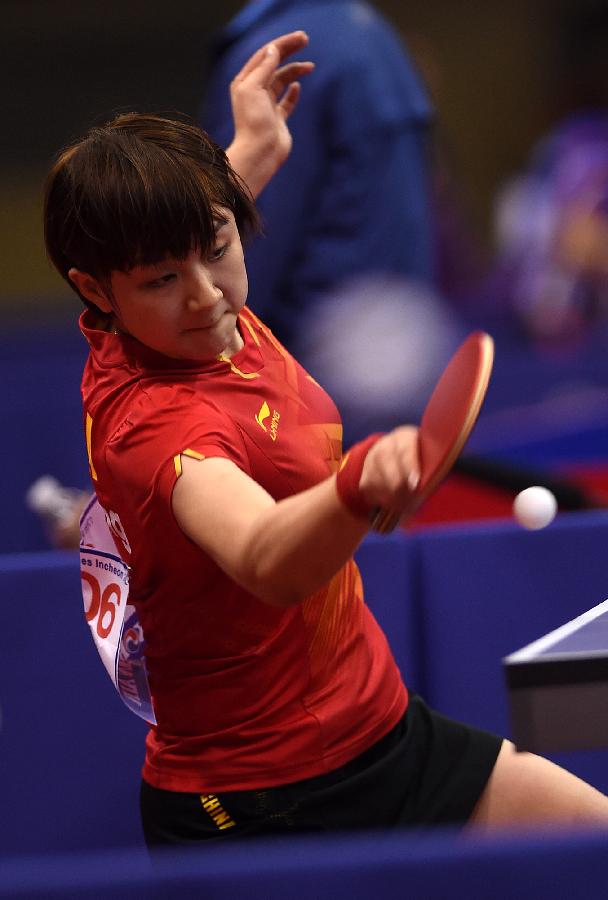 (亚运会)(5)乒乓球--女子团体:中国队晋级