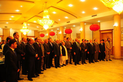 驻阿富汗使馆举行国庆65周年招待会(组图)