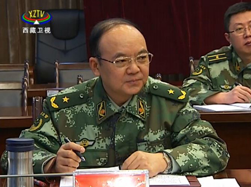 武警西藏总队政委唐晓。