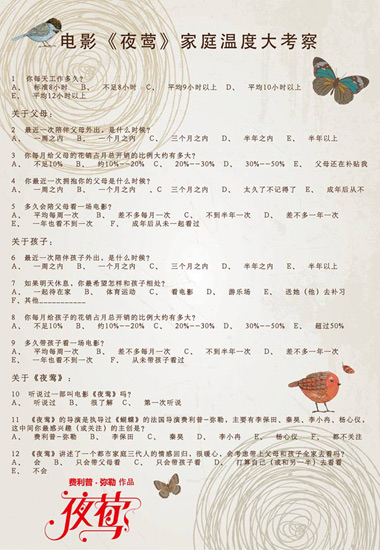 《凤蝶》发家庭关系夜莺三代人破冰需"关系"章青问卷图片