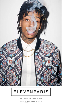 eleven paris 品牌代言人:wiz khalifa(维兹·卡利法)