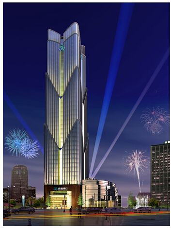 杭州西奥服务南昌银行总部大厦 创180米新高度