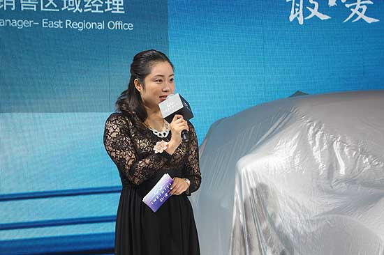 英菲尼迪东大区办公室经销商管理销售区域经理 刘婷女士致高清图片